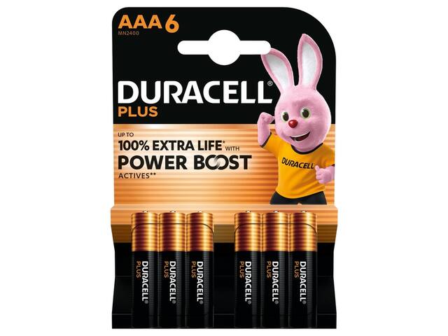 Batterij Duracell Plus Powerboost 6x AAA