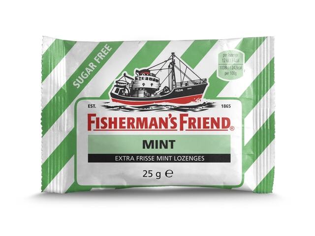 Keelpastilles Fishermans Friend mint suikervrij