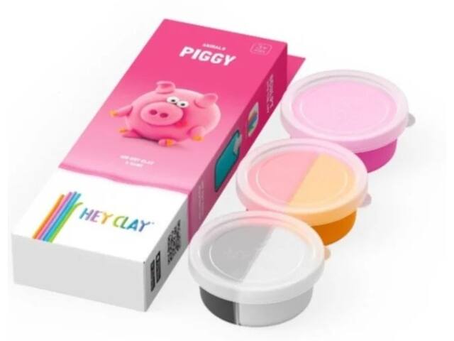 Klei Hey Clay Piggy 3 potjes