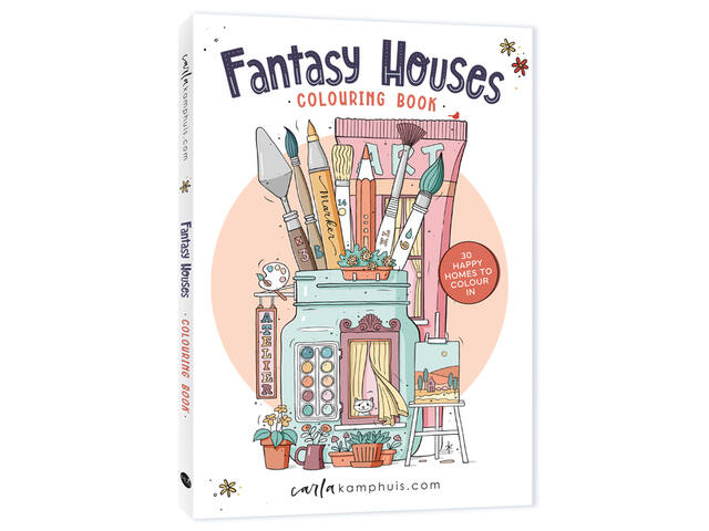 Kleurboek MUS Fantasy Houses