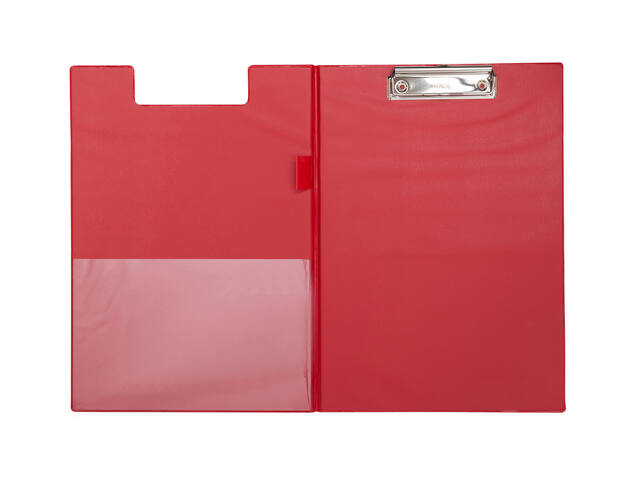 Klembordmap MAUL A4 staand PVC met penlus rood