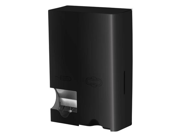 Dameshygienedispenser klein RVS zwart MQSTB M