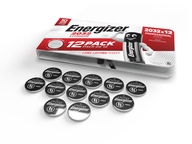 Batterij Energizer 12x CR2032 lithium