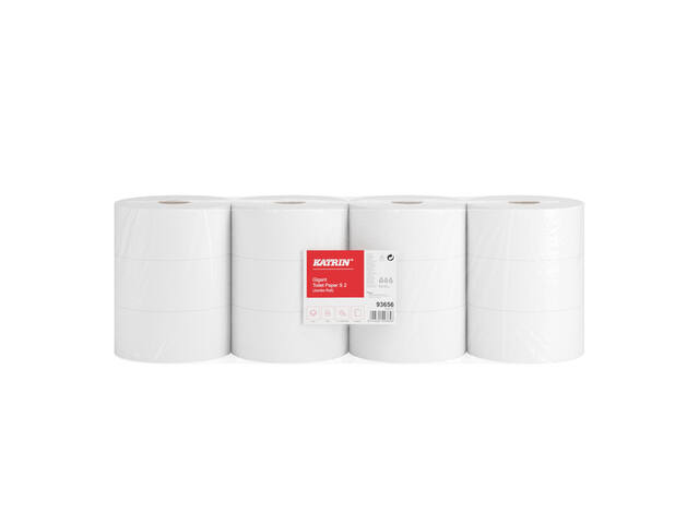 Toiletpapier Katrin Gigant S 2laags 150m wit