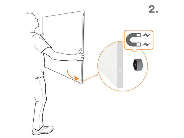 Whiteboard Nobo Infinity randloos 60x90cm