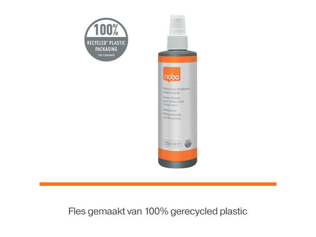 Whiteboardreinigingsspray Nobo waterbasis 250ml