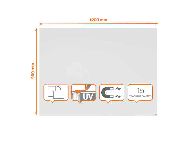 Whiteboard Nobo Infinity randloos 90x120cm