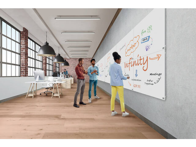 Whiteboard Nobo Infinity randloos 90x120cm