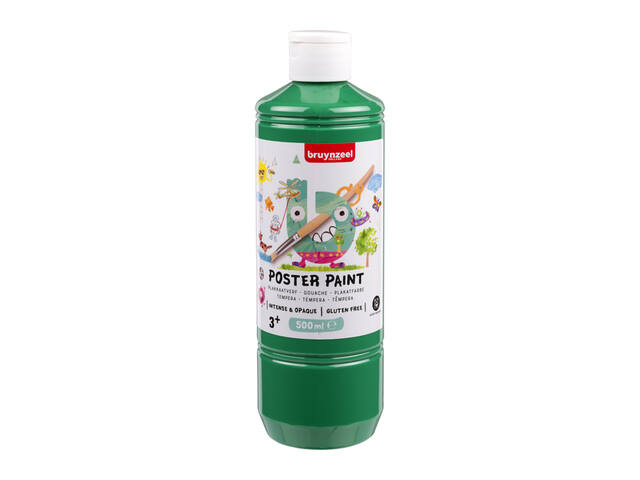 Plakkaatverf Bruynzeel fles 500ml groen