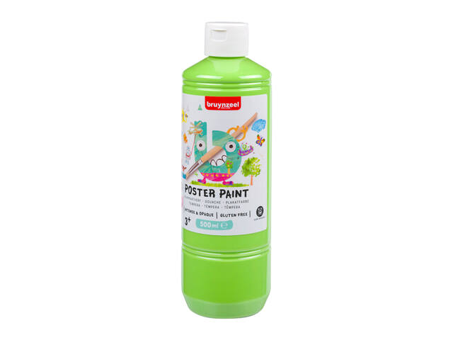 Plakkaatverf Bruynzeel fles 500ml lentegroen