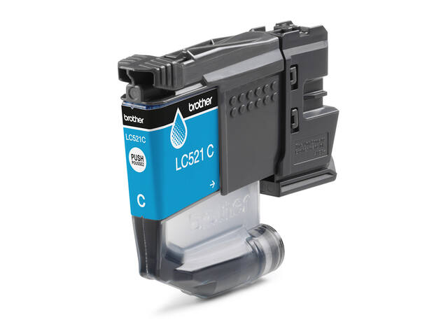 Inktcartridge Brother LC-521C blauw