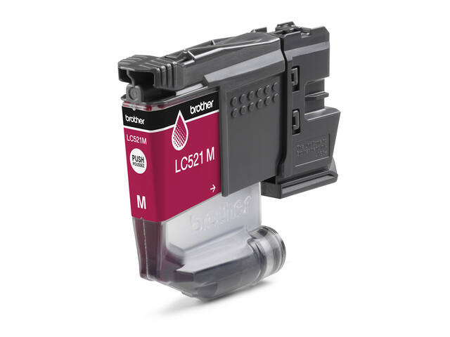 Inktcartridge Brother LC-521M rood