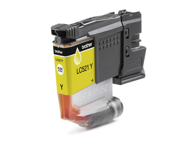 Inktcartridge Brother LC-521Y geel