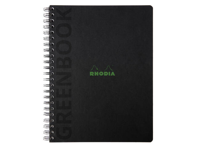 Notitieboek Rhodia Greenbook recycled A4+ lijn hc