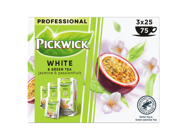 Thee Pickwick white green jasmin passion 25x1.5gr