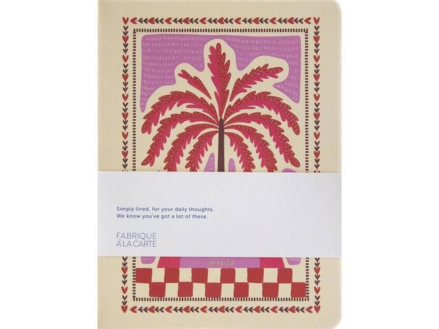 Notitieboek A- Journal Fabrique Palmtree Pink