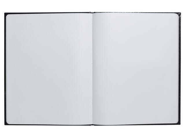 Gastenboek Exacompta Graphik 270x220 blanco zwart
