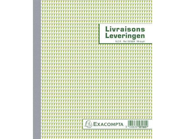 Leveringenboek Exacompta Manifold du 50vel Nl Fr