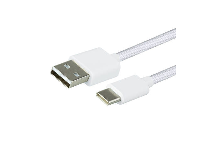 Kabel Green Mouse USB-A to USB-C data Woven 1m