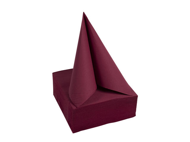Servet Pronappe 380x380mm 40 vel bordeauxrood