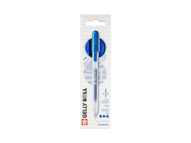 Gelschrijver Sakura Gelly Roll Classic 3st blauw
