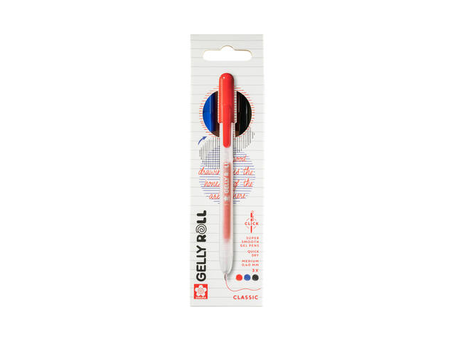 Gelschrijver Sakura Gelly Roll Classic 3 kleuren