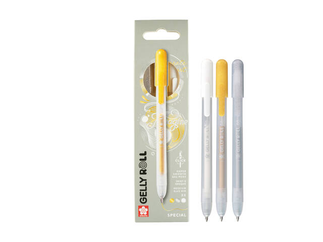 Gelschrijver Sakura Gelly Roll Special 3st goud