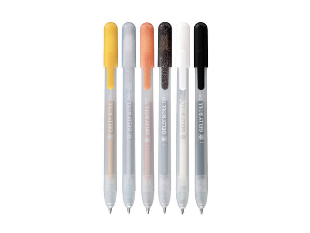 Gelschrijver Sakura Gelly Roll Special 6 kleuren
