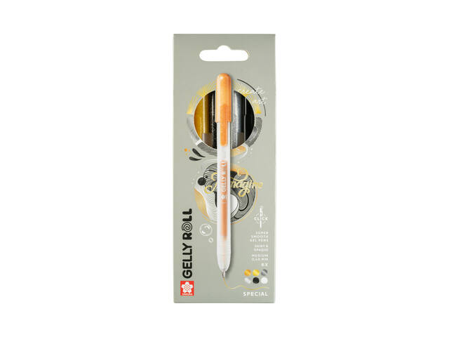 Gelschrijver Sakura Gelly Roll Special 6 kleuren