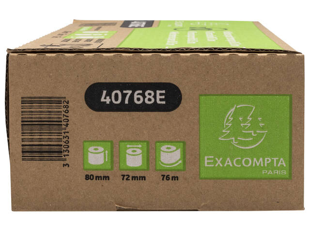 Telrol Exacompta 80mmx76mx12mm thermisch fenolvrij