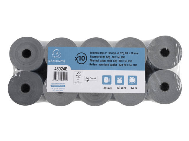Telrol Exacompta 80mmx44mx12mm SafeContact therm