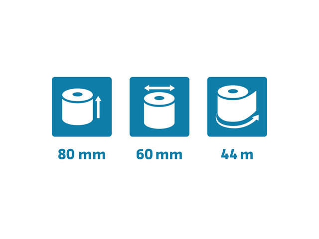 Telrol Exacompta 80mmx44mx12mm SafeContact therm