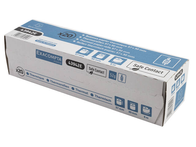 Telrol Exacompta 57mmx9mx12mm SafeContact therm