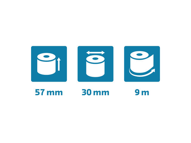 Telrol Exacompta 57mmx9mx12mm SafeContact therm