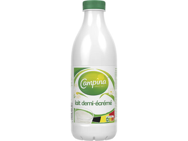 Melk Campina halfvol petfles houdbaar 1 liter