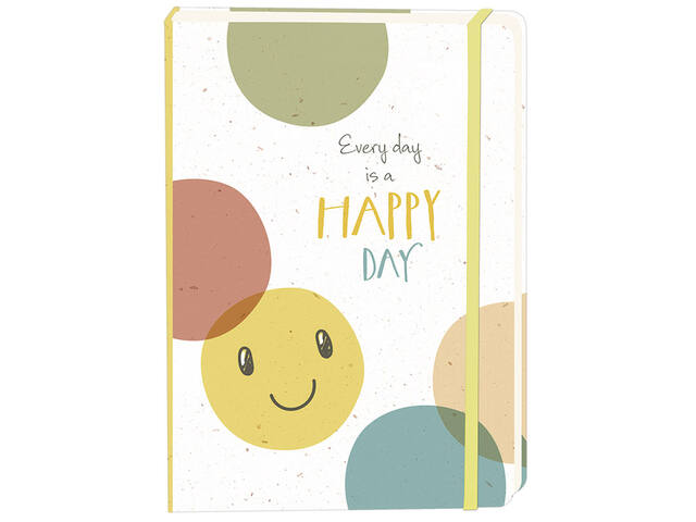 Notitieboek Smiley Happy Day A5 lijn 92pag sc