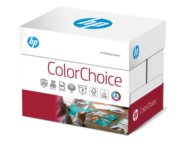 Kleurenlaserpapier HP Color Choice A4 200gr wit
