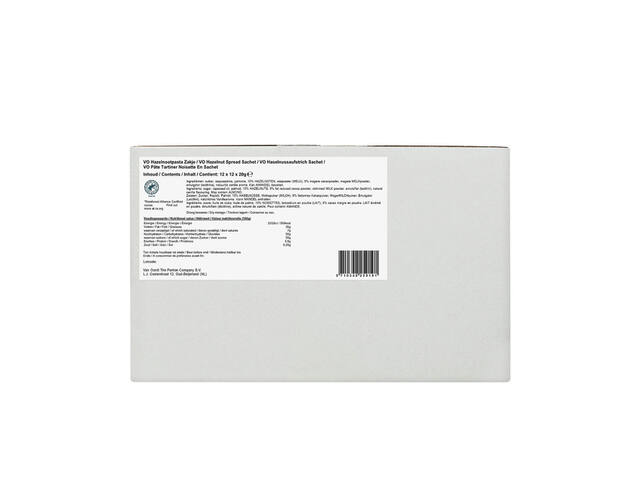 Hazelnootpasta VarieJantjes 12x20 gram zakjes