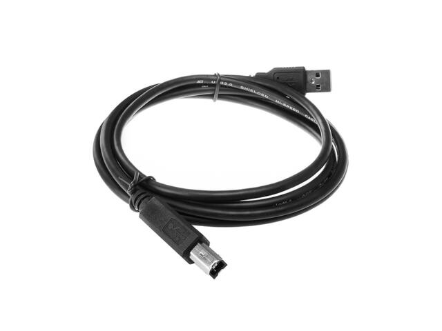 Kabel ACT USB USB-B 2.0 M zwart 1.8 meter