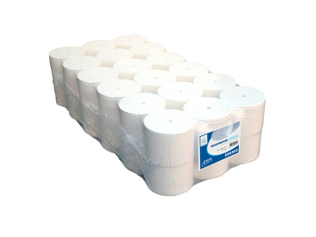 Toiletpapier Coreless 2laags 104m wit