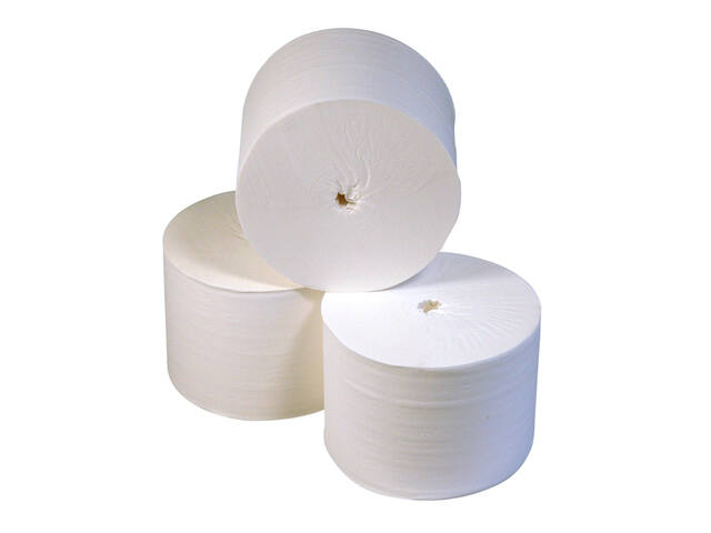 Toiletpapier Coreless 2laags 104m wit