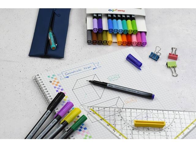 Fineliner Pentel Pointliner S40-A fijn zwart
