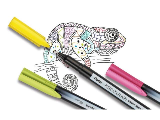 Fineliner Pentel Pointliner S40-C fijn blauw