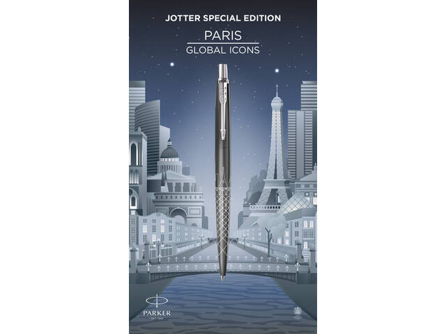 Balpen Parker Jotter Parijs  CT M grijs