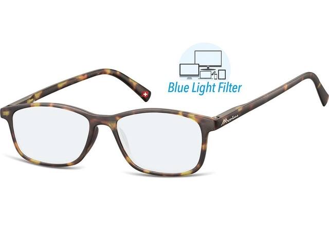 Leesbril Montana +2.50dpt blue light filter bruin