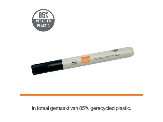 Whiteboardmarker Nobo rond zwart 3mm