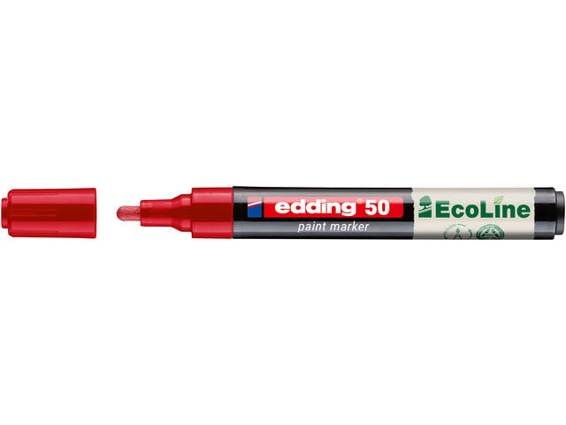 Paintmarker edding 50 Eco waterbasis 2-3mm rood