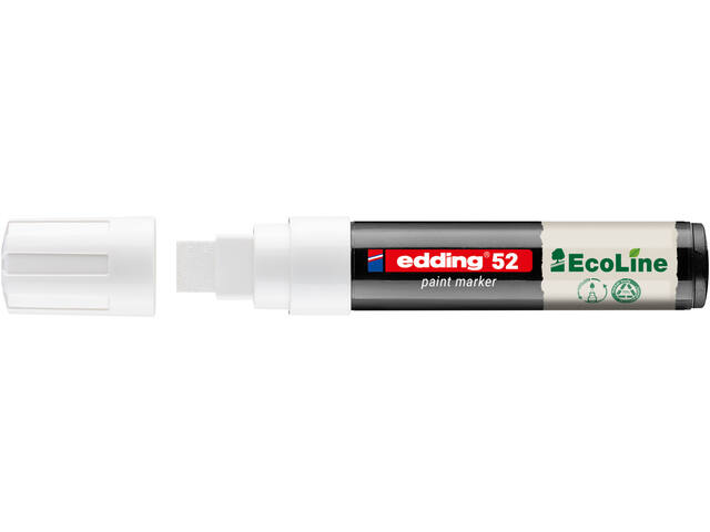 Paintmarker edding 52 Eco waterbasis 4-15mm wit