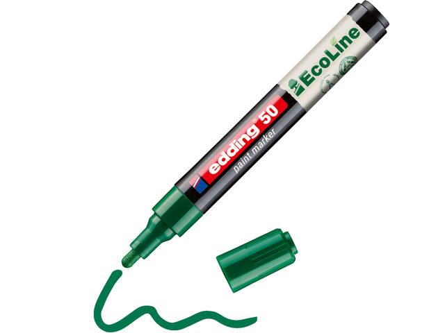 Paintmarker edding 50 Eco waterbasis 2-3mm groen