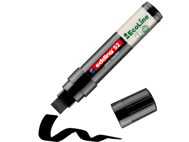 Paintmarker edding 52 Eco waterbasis 4-15mm zwart
